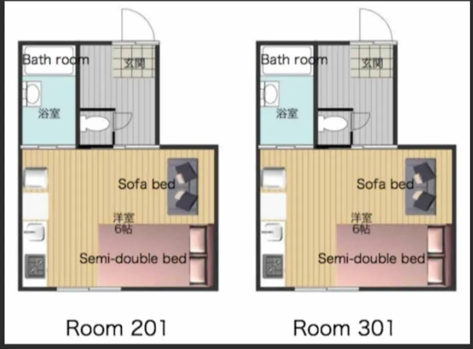 Comma House Nishi-Ikebukuro 201+301 Apartment Tokyo Japan